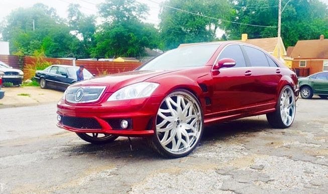 Memphis Candy Brandywine Mercedes-Benz S550 on 28