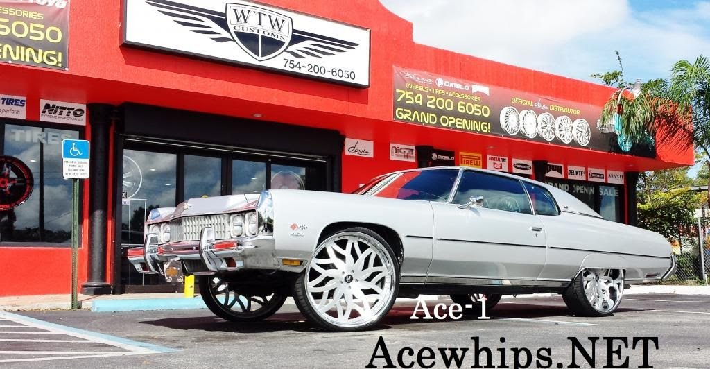 Whiteboi's Silver Chevy Donk on 26