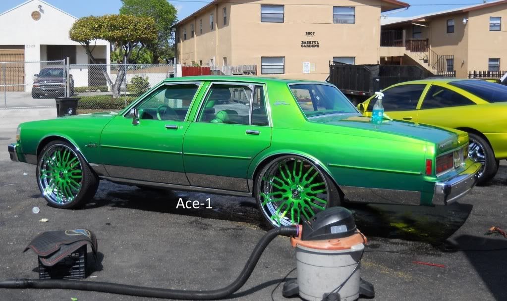 Candy Green Chevy Box on 26